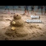 Snowman Smashed on Sunny Sand Snowman Smashed on Sunny Sand
