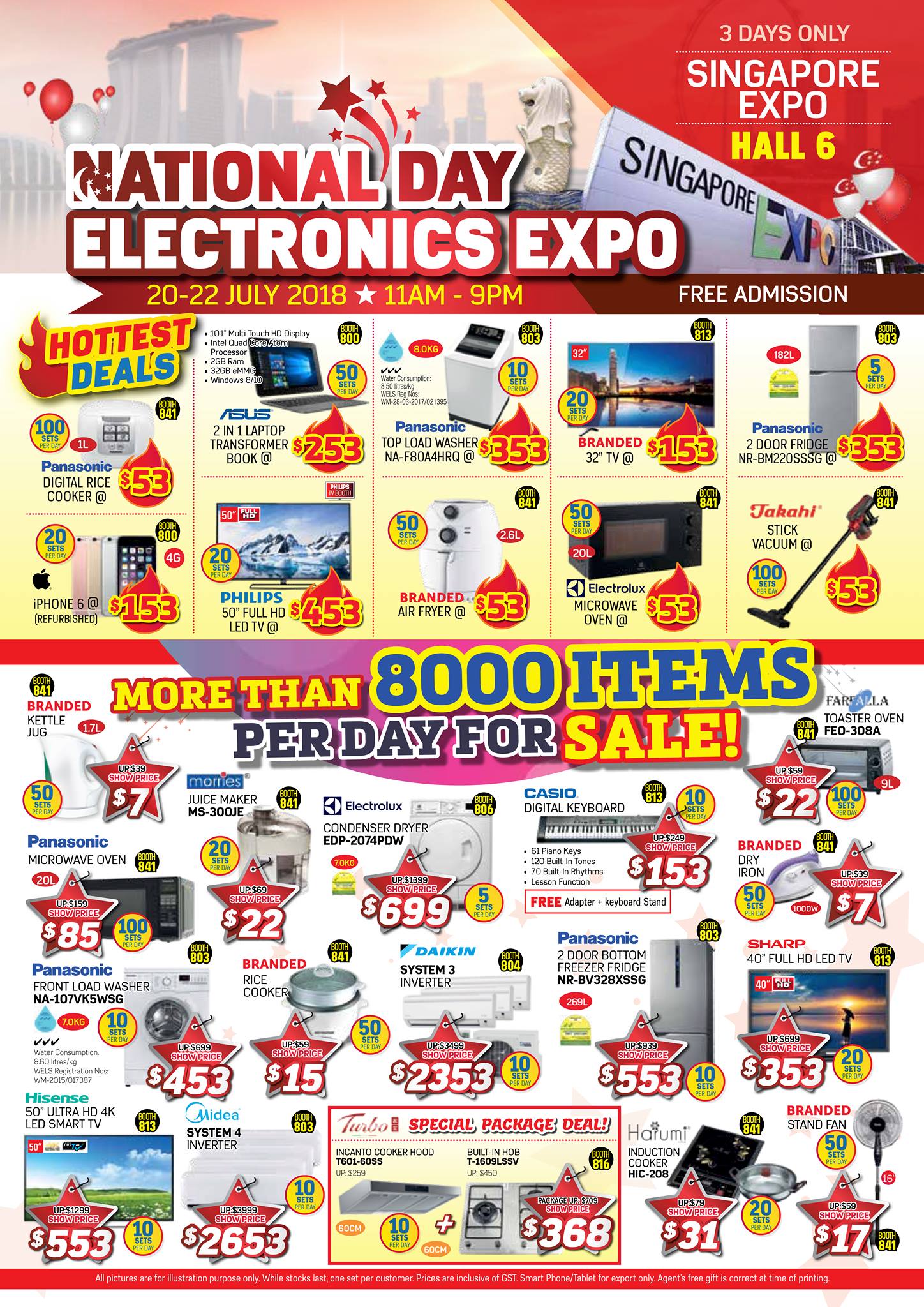 National Day Electronics Expo | 20 - 22 July 2018 | Singapore Expo ...